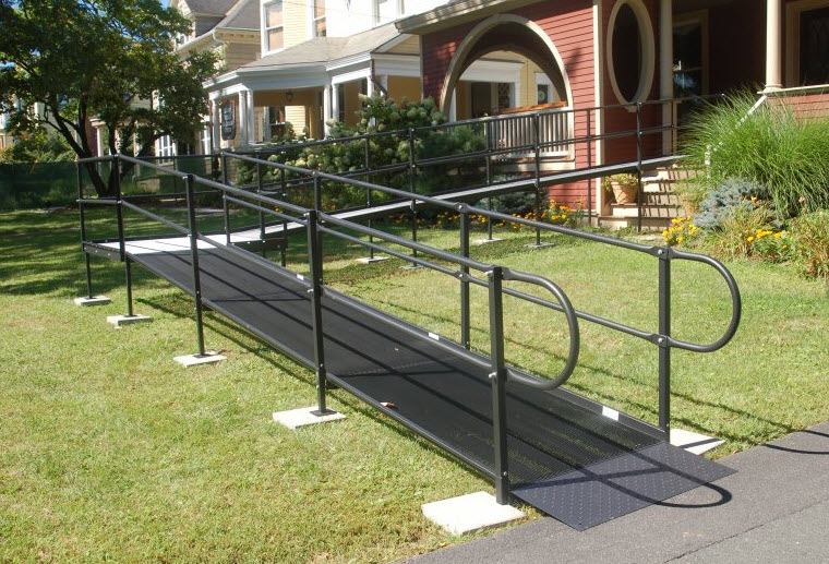 Steel Modular Wheelchair Ramp by National Ramp (ADA Compliant)